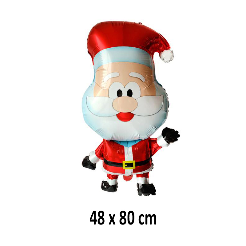 Bong bóng hình ông già Noel trang trí giáng sinh