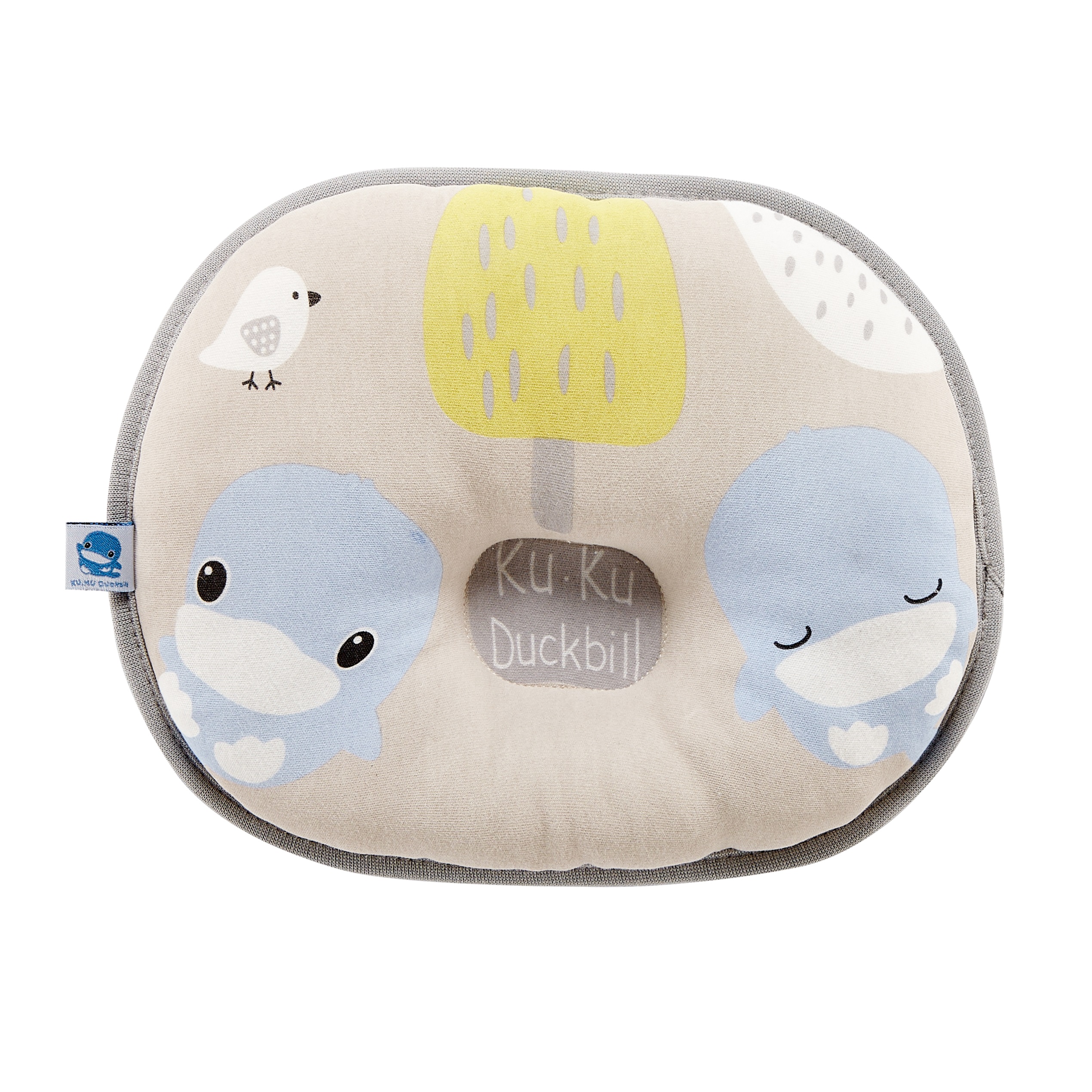 GỐI NẰM CHỐNG MÉO ĐẦU CHO BÉ TỪ SƠ SINH KUKU KU2001 - SIZE 23*28cm