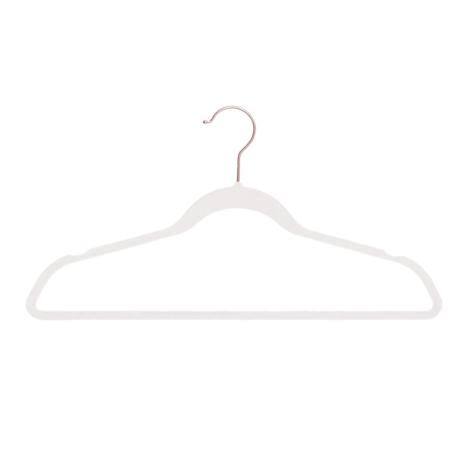 10x Coats Racks Trouser Non Slip Clothes Hangers for Cloakroom Nursery