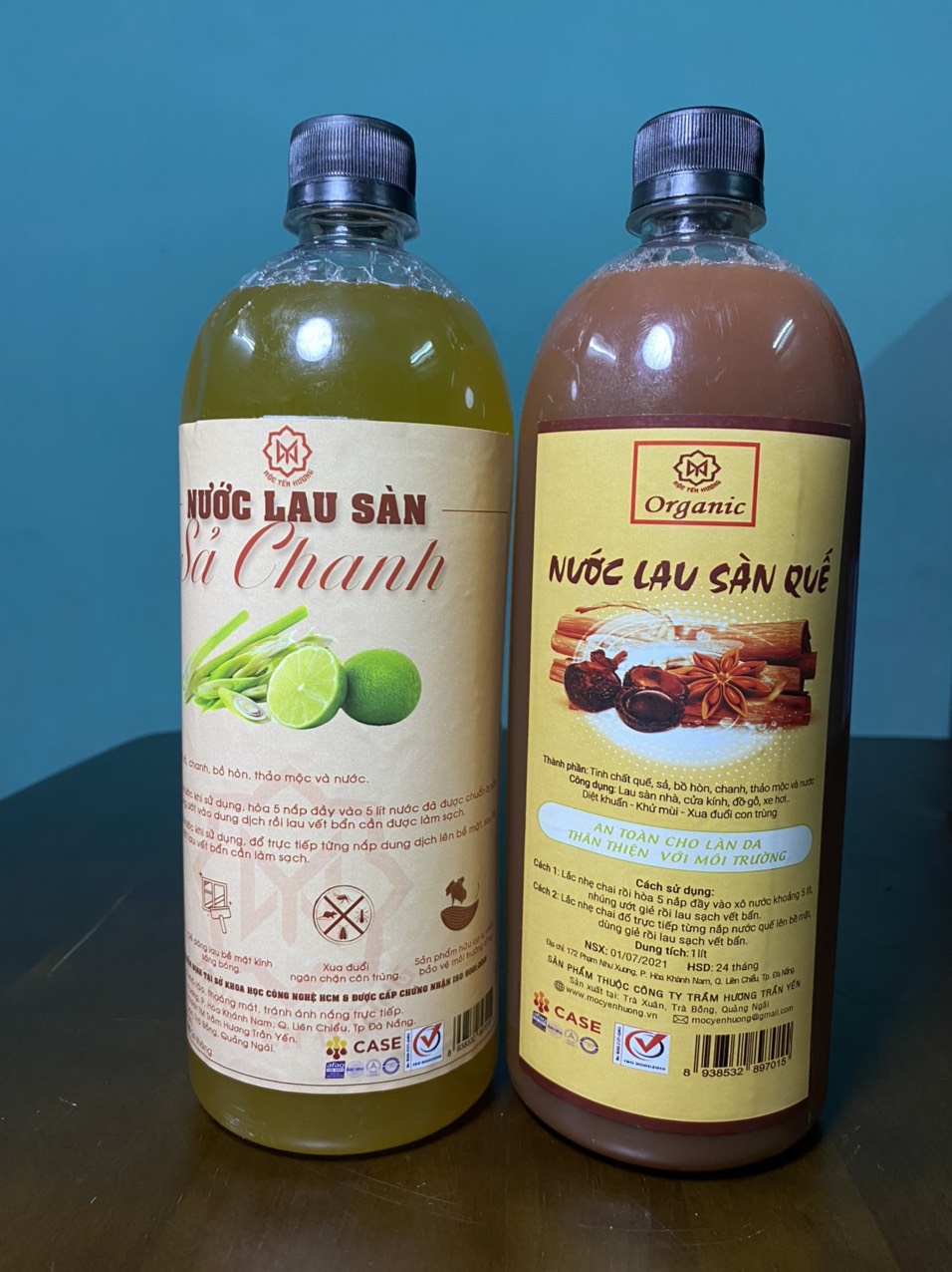 NƯỚC LAU SÀN HƯƠNG SẢ CHANH - MỘC YẾN HƯƠNG - chai 1000ml