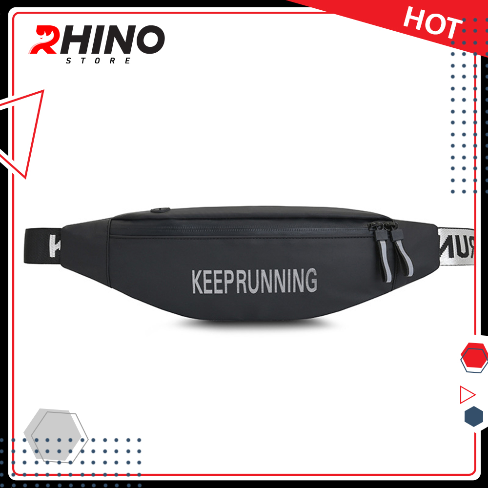 Hình ảnh Túi đeo thời trang thể thao cho nam nữ Rhino B401 dùng khi chạy bộ, đạp xe, leo núi hoặc chơi các môn thể thao khác, vải không thấm nước chất lượng cao chính hãng Rhino Store