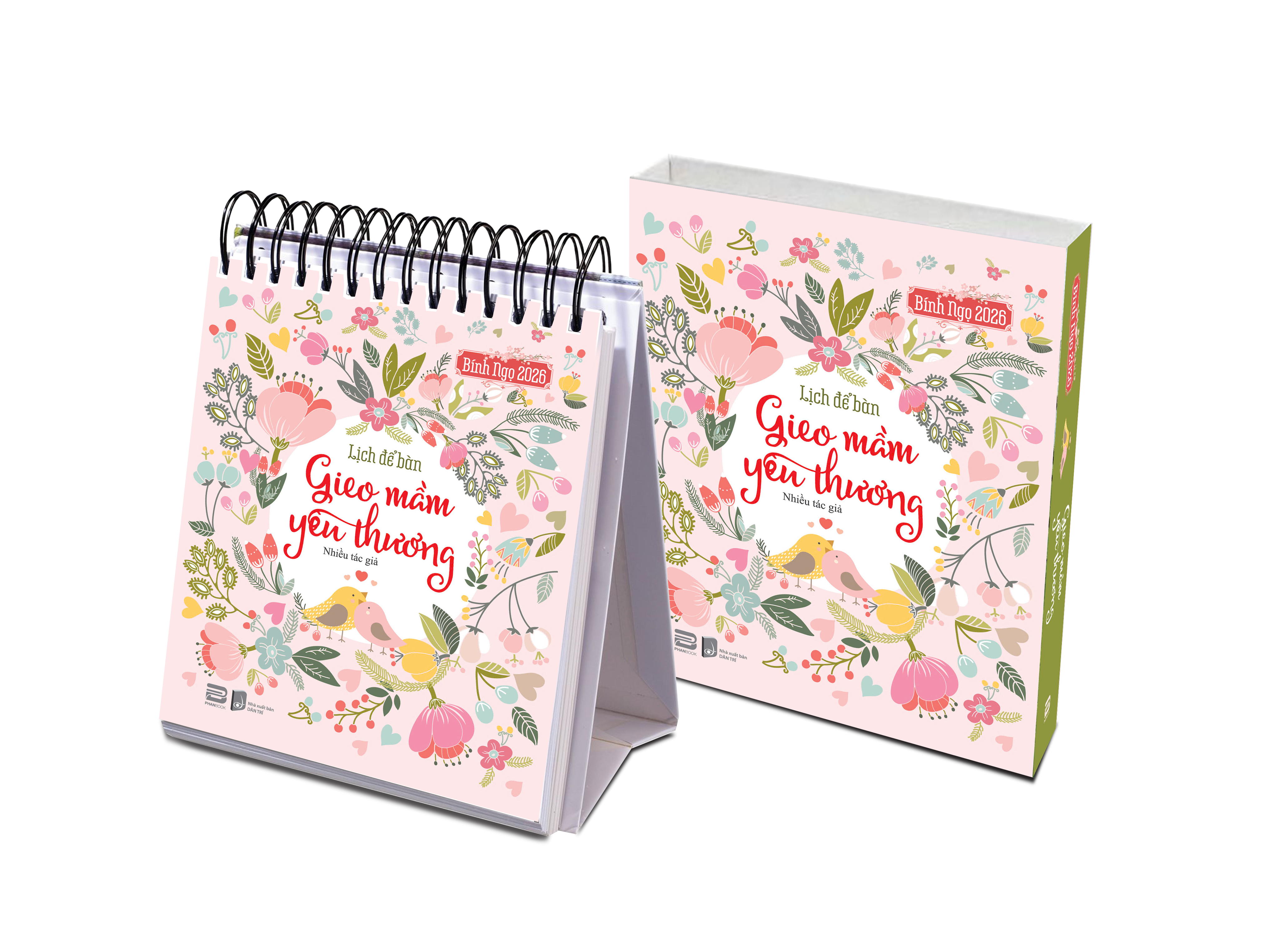 LỊCH BÀN BÍNH NGỌ 2026: GIEO MẦM YÊU THƯƠNG - Phanbook