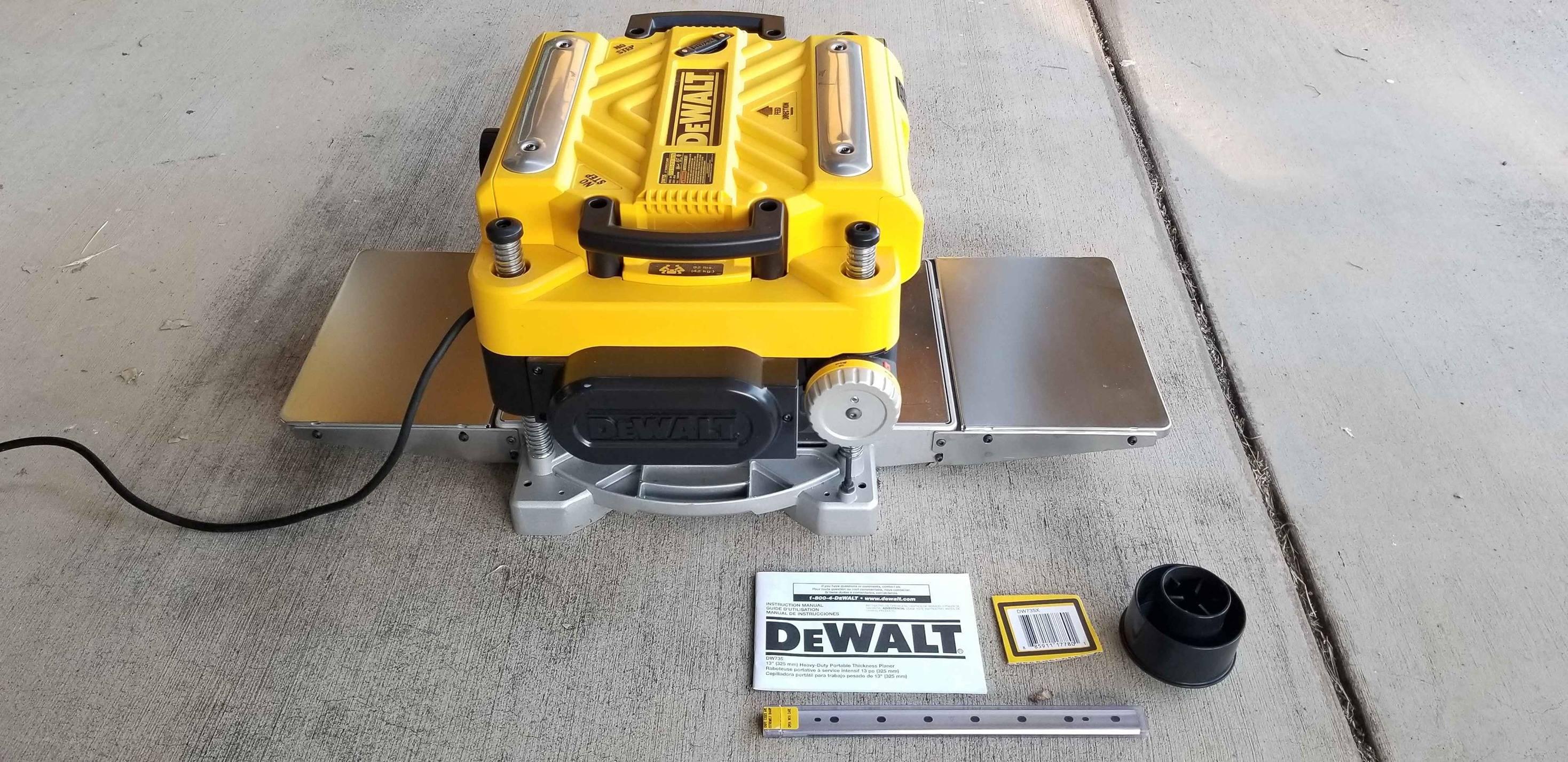 BÀN HỔ TRỢ DÙNG CHO MÁY BÀO GỖ DEWALT DW735 DW7351 - HÀNG CHÍNH HÃNG