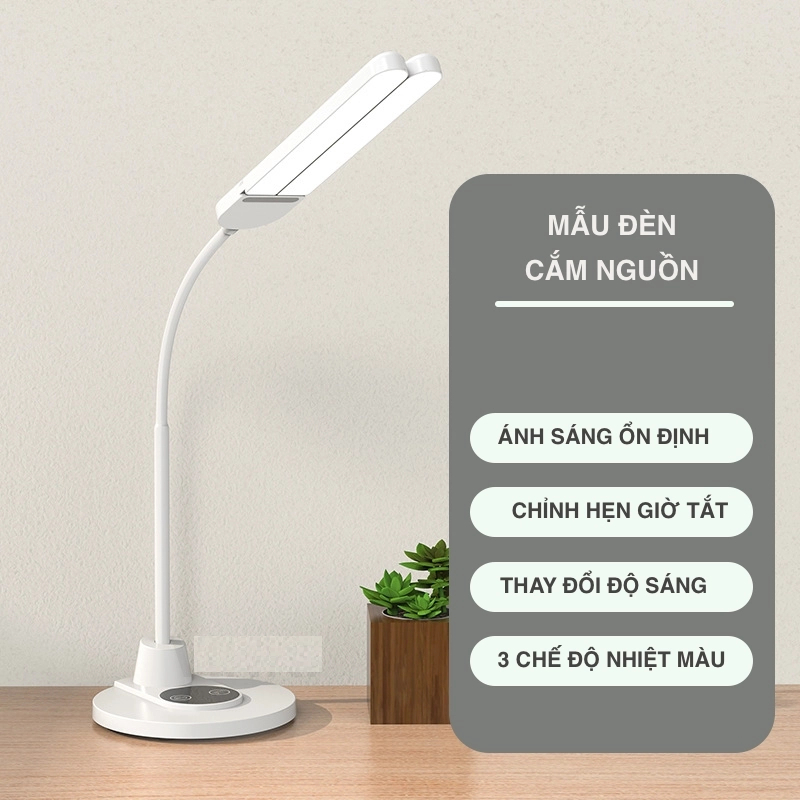 Đèn Học Chống Cận Để Bàn Thiết Kế Thông Minh  VKT29S - BH 12 tháng