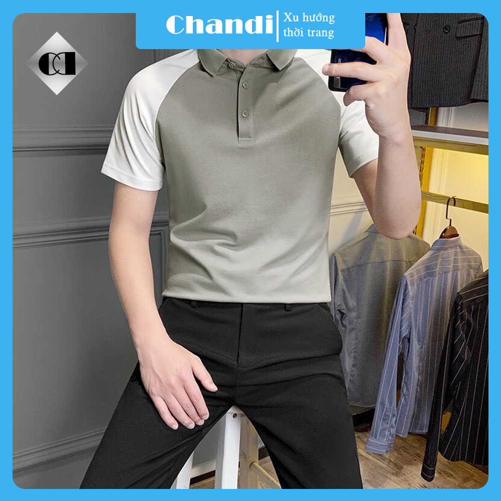 Áo Thun Nam Ngắn Tay Thương Hiệu Chandi, Chất Thun Cotton Xịn Mẫu Mới NH52