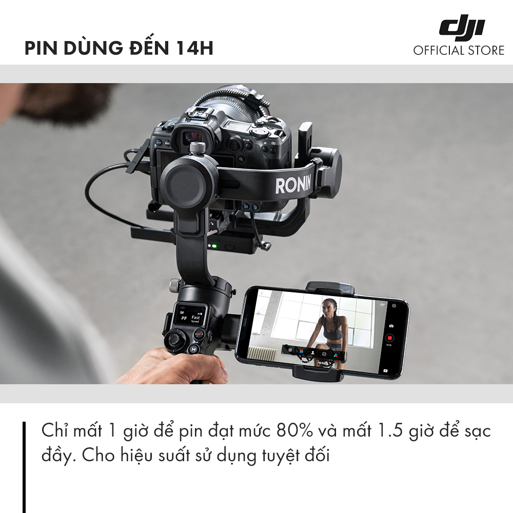 DJI Ronin RSC 2 Gimbal Chống Rung Máy Ảnh Combo Hàng chính hãng