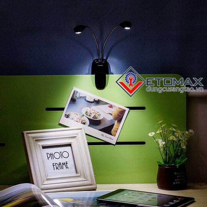 Đèn đọc sách mini 4 LED