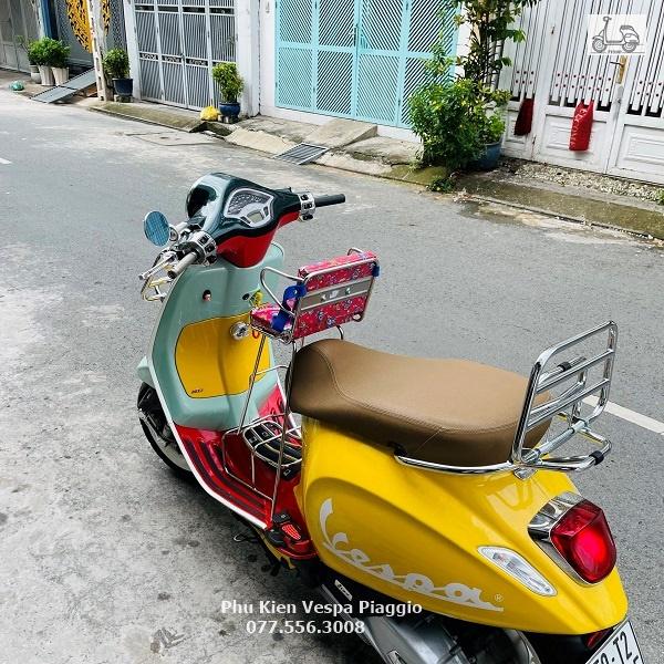 Ghế Đi Xe Máy Có Tựa Lưng Có Vòng Cho Bé Dành Cho Xe Vespa