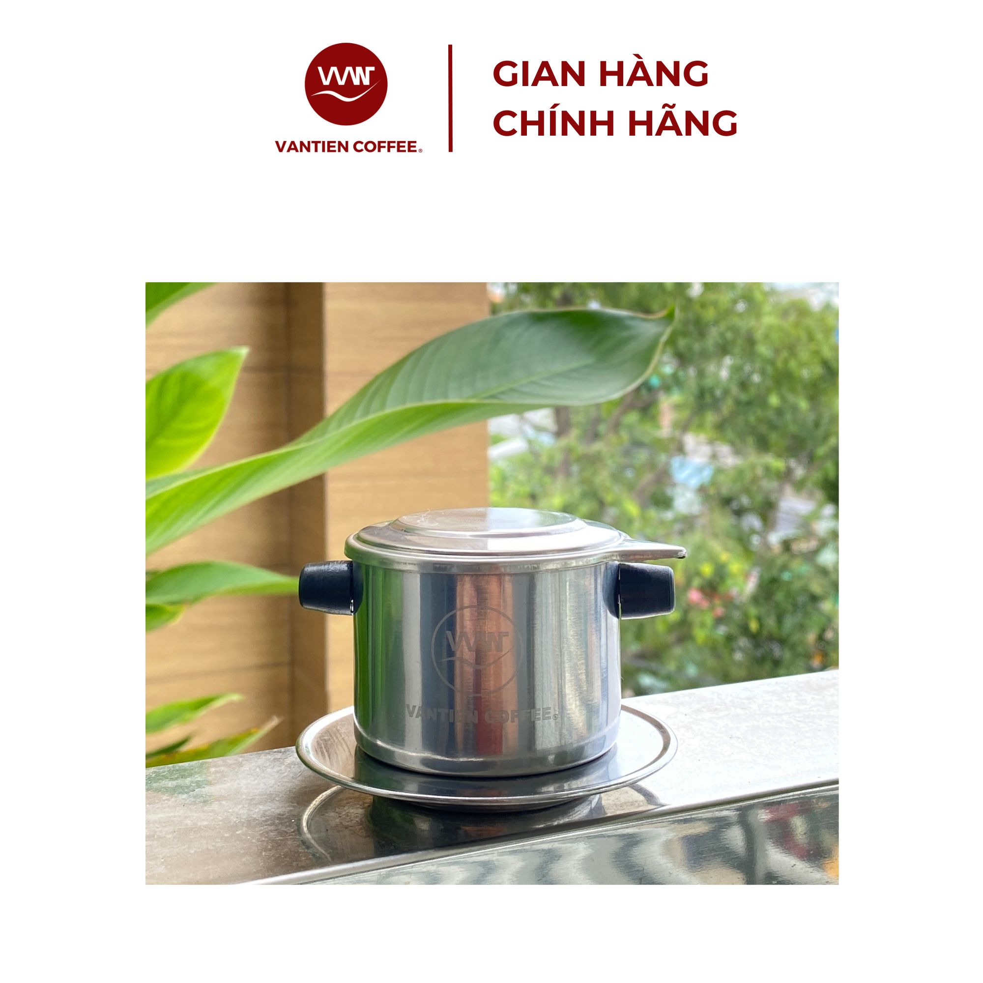 Phin pha cà phê inox cao cấp Vantien Coffee