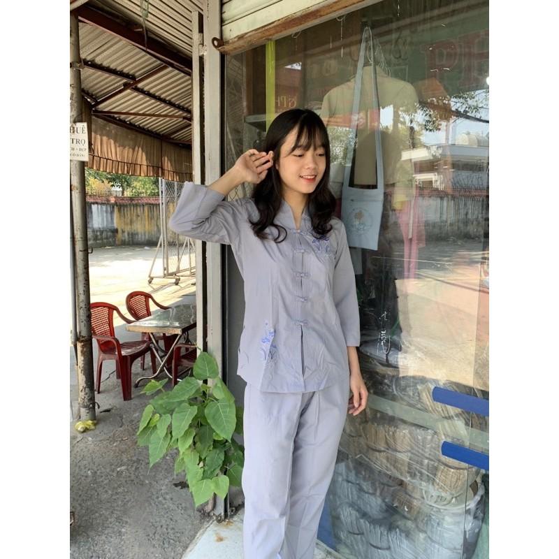 Đồ Lam Đi Chùa #Đồ Phật Tử #Pháp Phục Phật Giáo#Pà Lai Tim Xô ss2