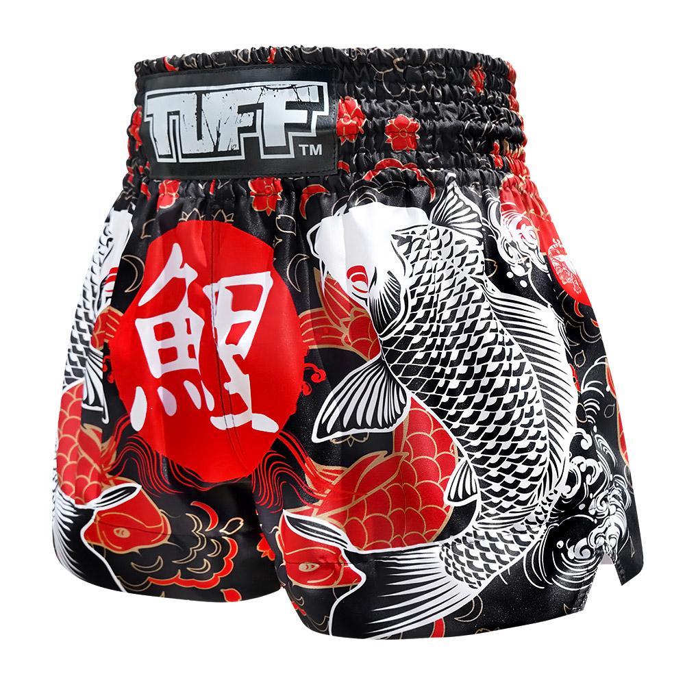 Quần Tuff Muay Thai Black Japanese Koi Fish