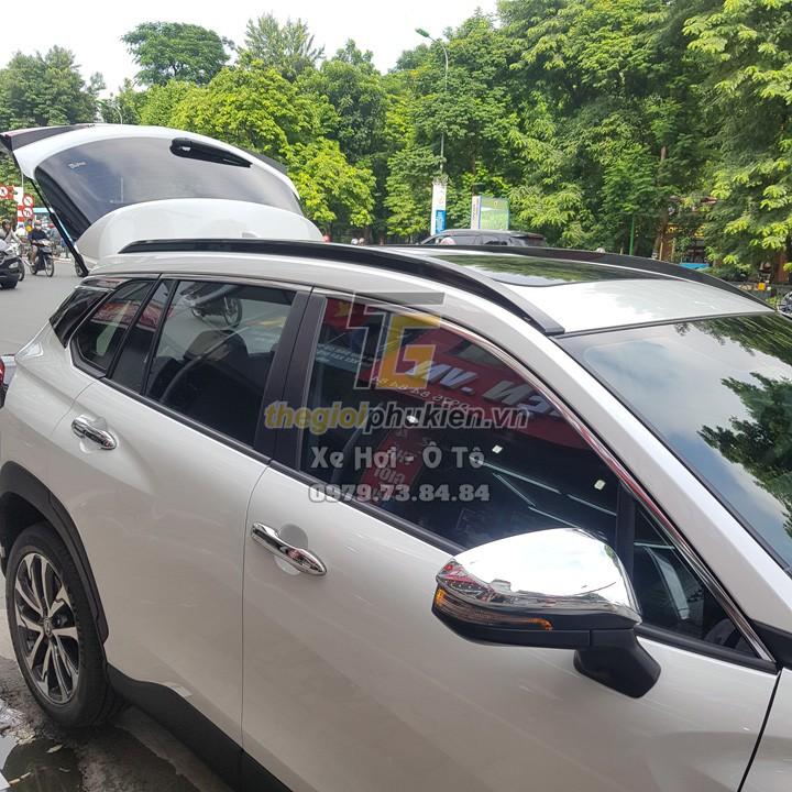 Nẹp viền cong kính INOX Toyota Corolla Cross 2020