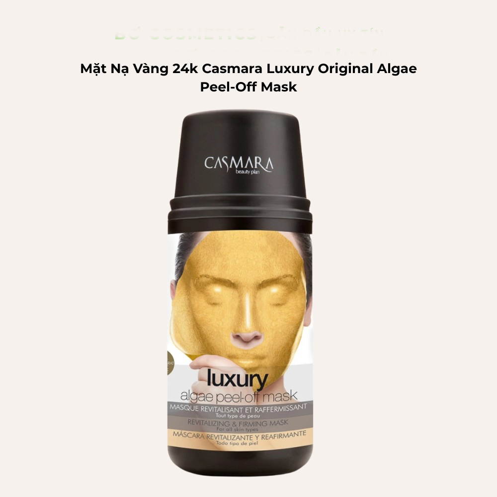 Mặt Nạ Vàng 24k Casmara Luxury Algae Peel-off Mask Phục Hồi, Làm Săn Chắc Da Và Chống Lão Hóa