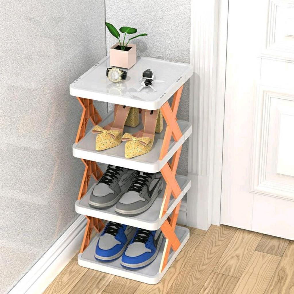 Kệ Để Giày Dép 5 Tầng Hình Chữ X Cao Cấp