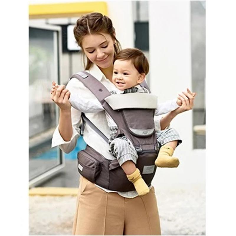 Ergonomic Em Bé Trẻ Sơ Sinh Hipseat Carrier Sling Mặt Trước Kangaroo Bé Bọc Ba Lô Tàu Sân Bay Cho Du Lịch Cho Bé 0-36 M