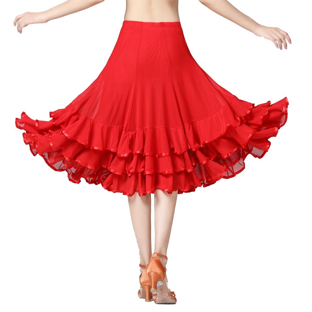 Women Ballroom Latin Tango Dance Skirt Dress Dance Skirt Hip Skirt Plate Skirt Latin Dress Costume