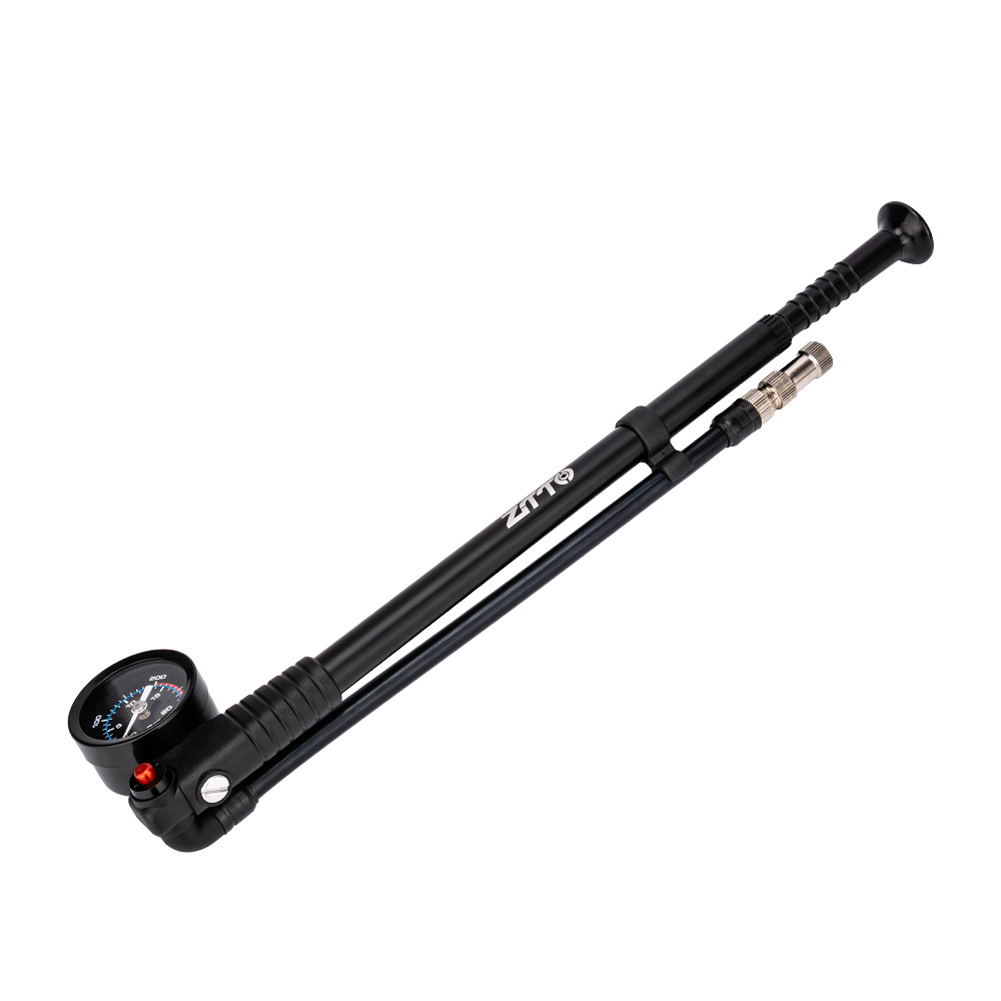 Máy bơm khí ZTTO 300PSI giảm chấn cho xe đạp MTB áp suất cao với thiết bị đo van Schrader & Presta