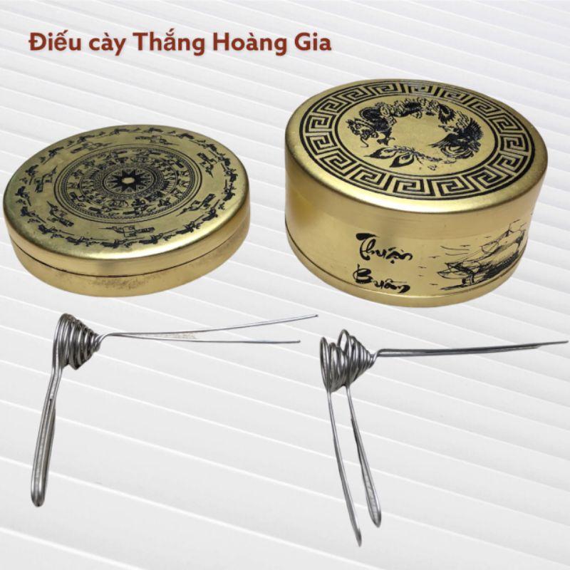 Hộp đựng thuốc lao bằng đồng Chống ô xy hóa hàng du lịch bỏ túi tiện dụng