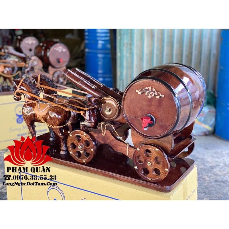 Xe ngựa kéo , song mã thần công kèm túi đựng