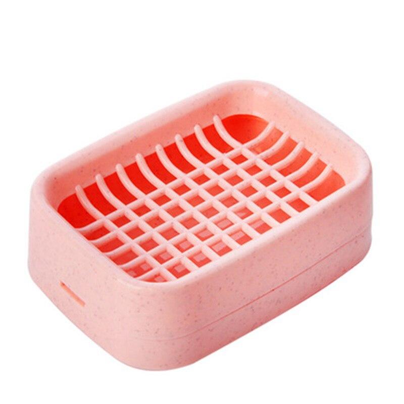Soap Holder Saver Water Box Draining Storage Case New Drainer Dish Bathroom