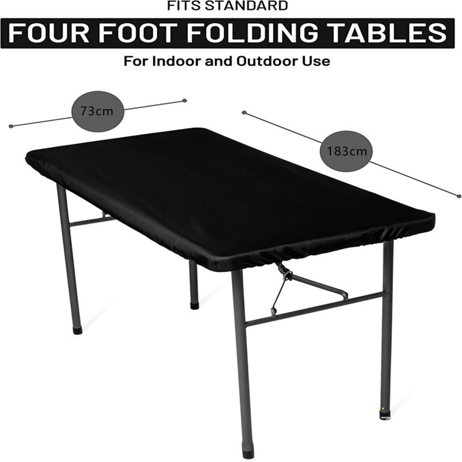 Fitted Tablecloth Rectangle Wipeable for Picnic Patio Home Indoor Outdoor