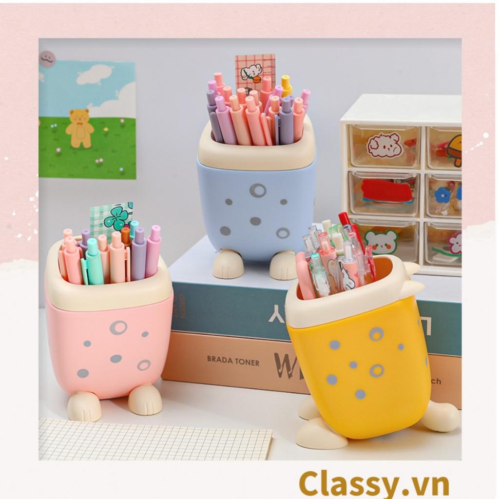 Classy Ống cắm bút để bàn màu pastel chân mèo siêu cute PK1410