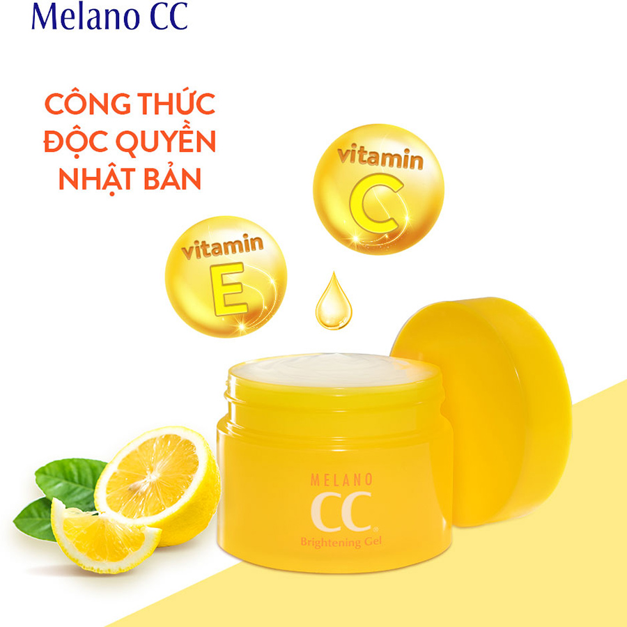 Gel Dưỡng Trắng Da, Cải Thiện Thâm Sạm &amp; Đốm Nâu Melano CC Whitening Gel (100g)