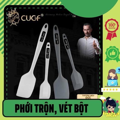 Phới Trộn Bột, Vét Bột (Màu Ngẫu Nhiên) Spatula CUGF Silicon Dụng Cụ Làm Bánh Vô Cùng Hiệu Quả ( HH0048