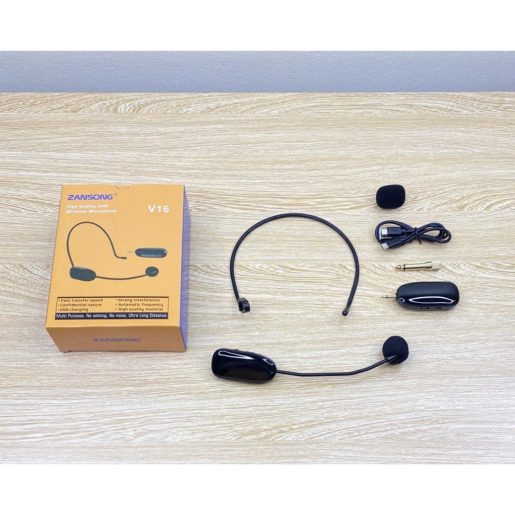 Micro không dây đeo tai Zansong V16