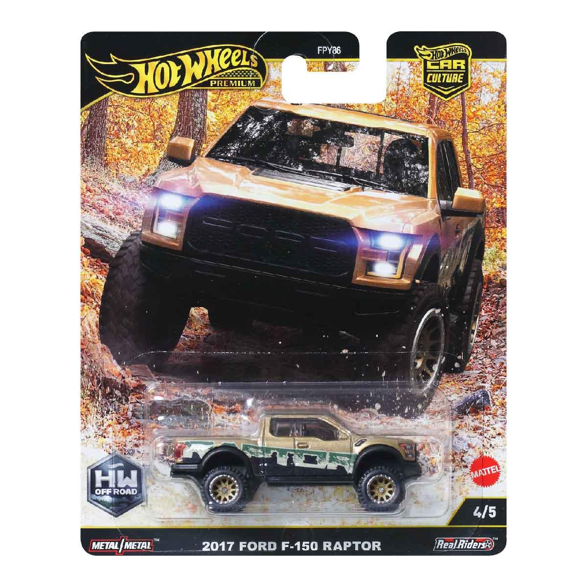 Đồ Chơi Siêu Xe Sang Trọng 17 Ford F150 Raptor HOT WHEELS JBK70/FPY86