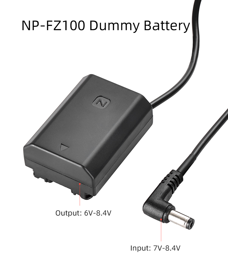 BỘ PIN GIẢ KINGMA NP-FZ100 VỚI BỘ CHUYỂN ĐỔI NGUỒN ĐIỆN EU PLUG POWER ADAPTER - Hàng chính hãng