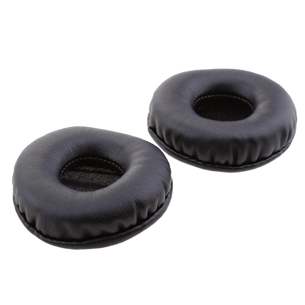 2 Pairs 70mm Replacement Ear Cushions Earpads Covers for Headphones