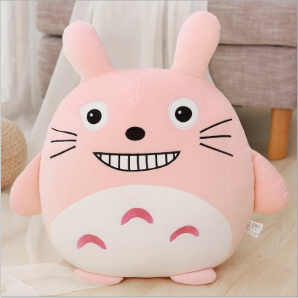 Gối mền TOTORO 3in1 mặt biểu cảm vui nhộn Vải nỉ nhung cực mịn, bộ chăn gối văn phòng