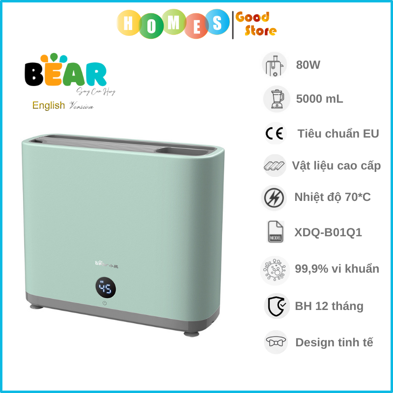 Máy Sấy Tiệt Trùng Dao Thớt Đũa BEAR XDQ-B01Q1 - Hàng Chính Hãng