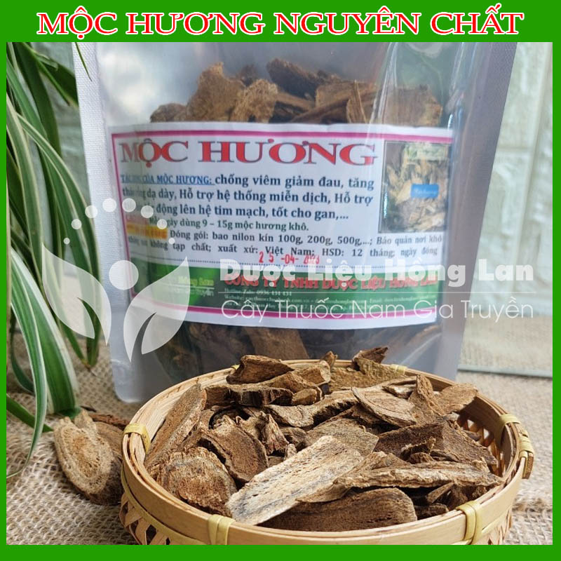 100g Mộc hương vị thuốc bắc khô sạch