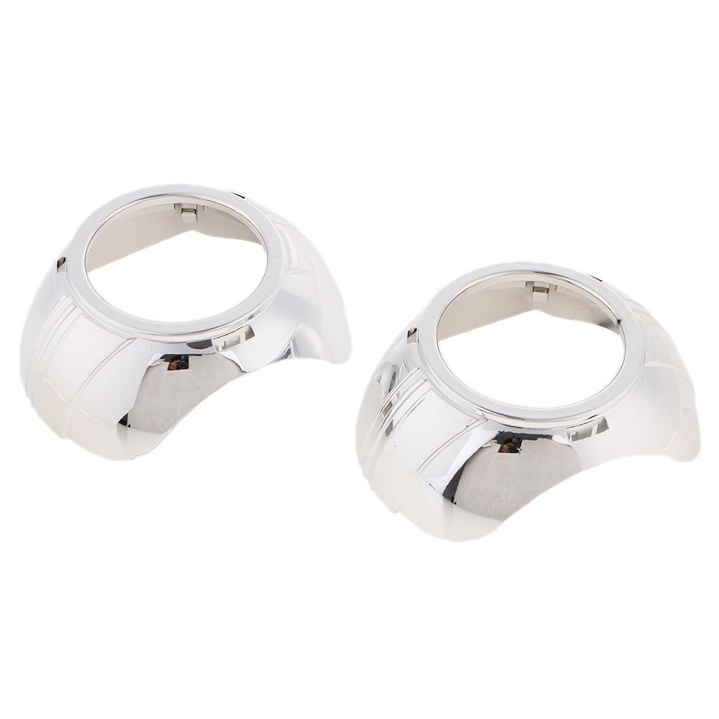 2-4pack Pair 3.0 inch Bi-xenon Projector Lens With Shrouds Cover Mask for Ford