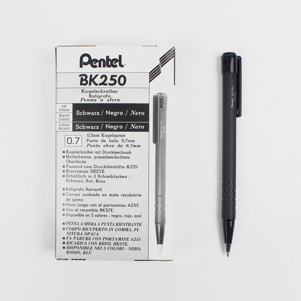 Bút bi bấm Pentel BK250_A