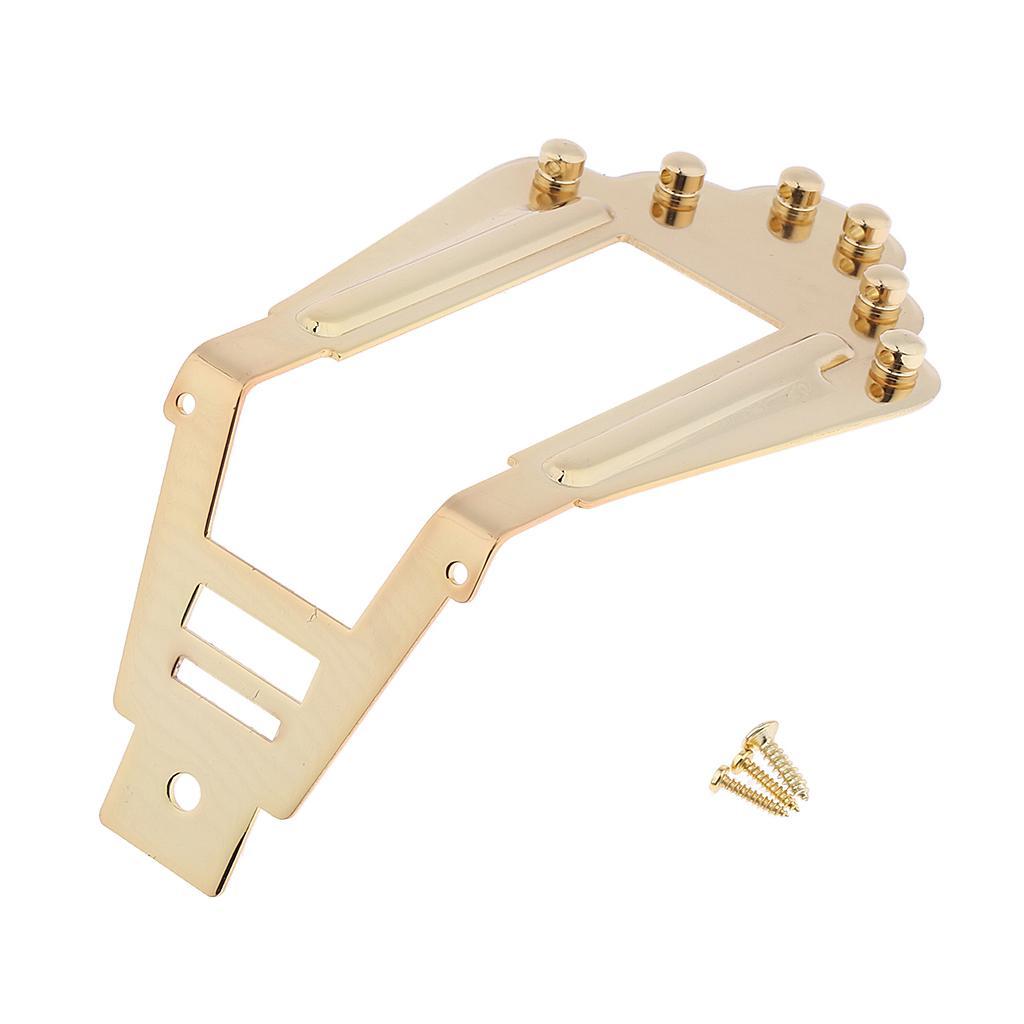 Metal Guitar Tailpiece Bridge for Archtop Jazz Guitar Musical Parts