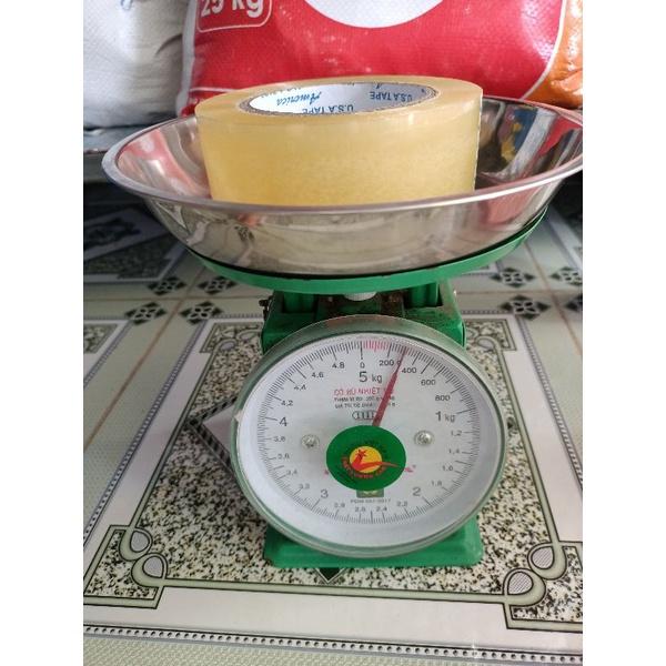 Băng keo dán thùng 200 yard trong, đục lõi mỏng