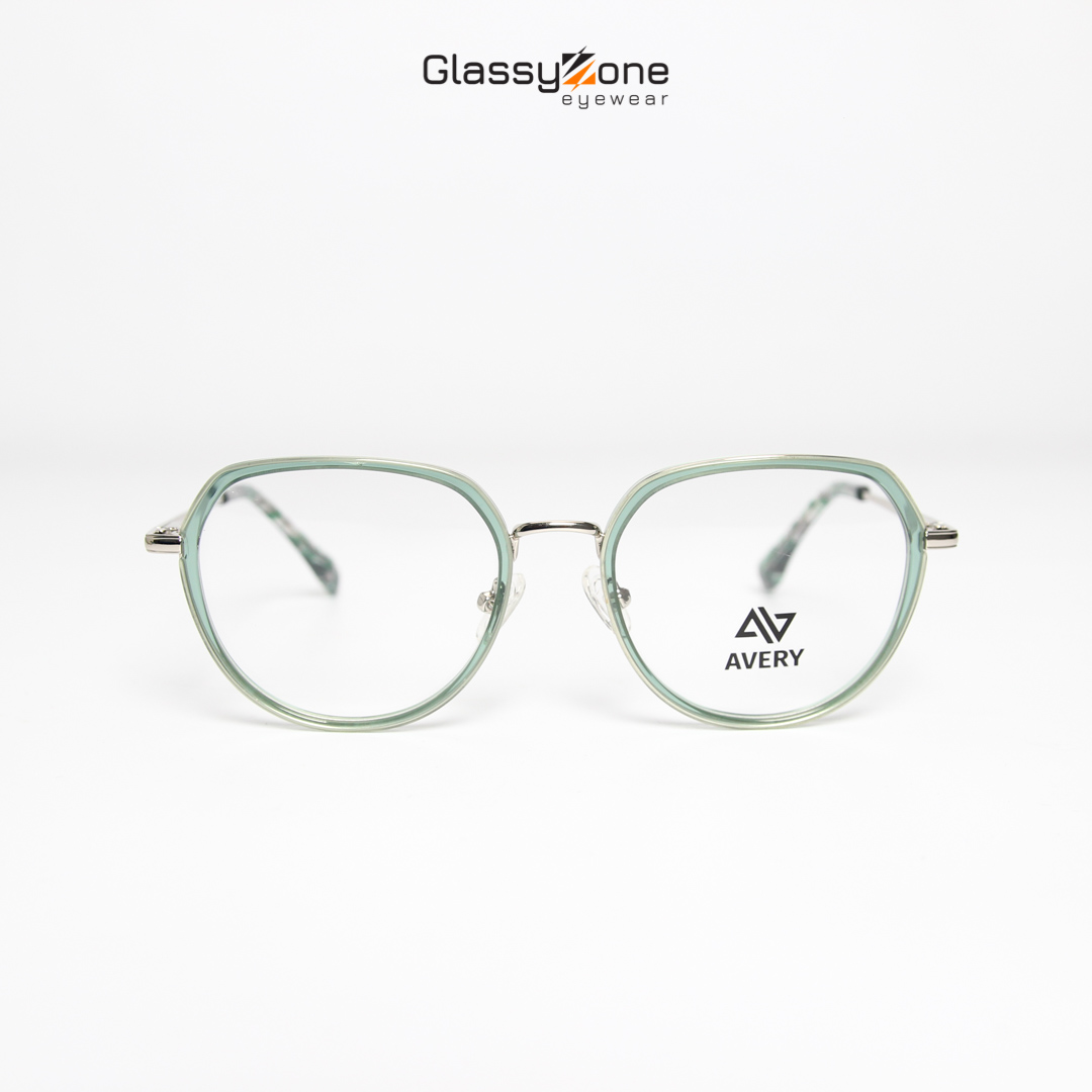 Gọng kính cận, Mắt kính giả cận Acetate Form tròn Nam Nữ Avery 14046 - GlassyZone