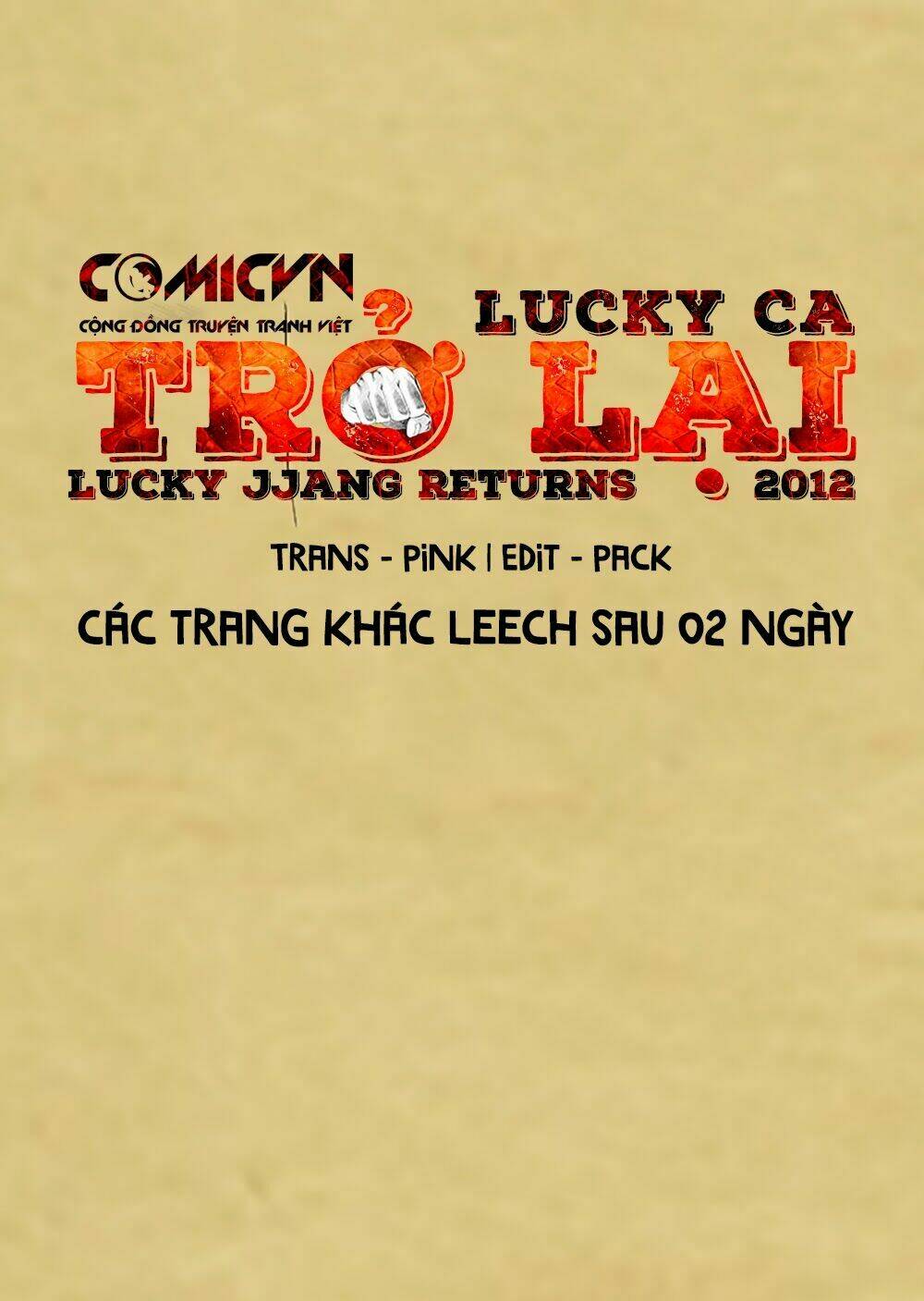 lucky ca trở lại - lucky jjang returns 2012 chapter 12 2