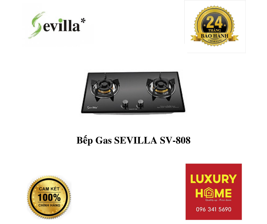 Bếp Gas SEVILLA SV-808 - Chính Hãng