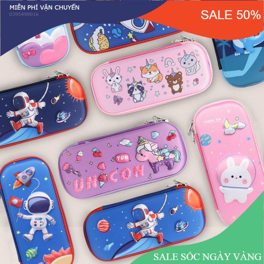 Hộp đựng bút 3D nổi hình các con vật siêu cute đáng yêu, ngộ nghĩnh cho bé trai, bé gái sắp dễ xếp đồ dùng học tập.