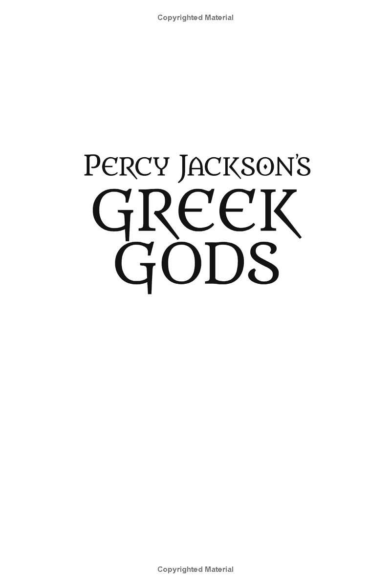 Percy Jackson's Greek Gods