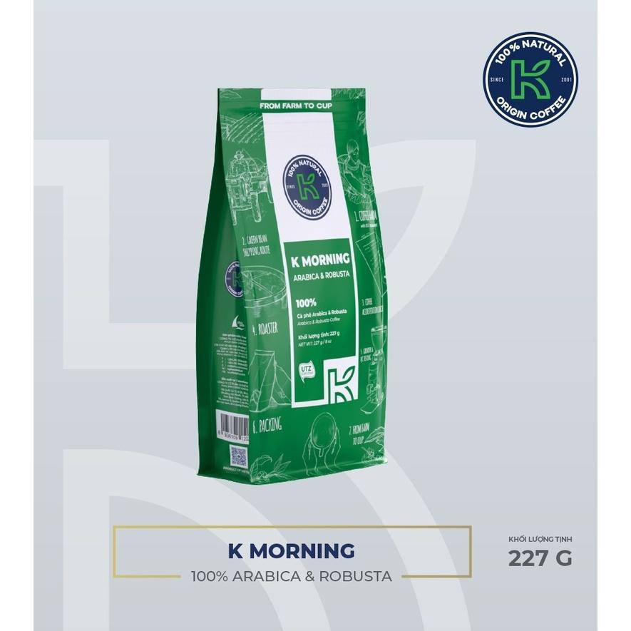 Cà Phê Rang Xay Nguyên Chất K Morning New 227g