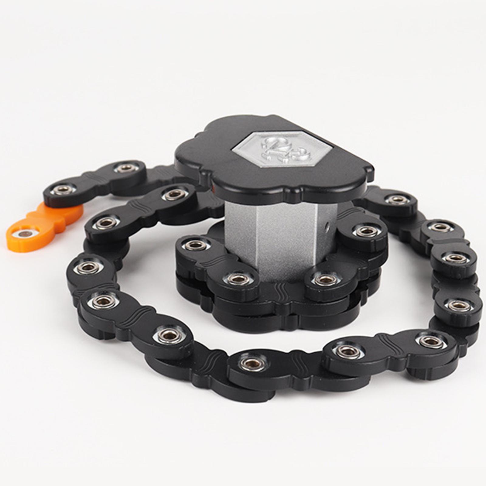 Folding Bike Lock Alloy Steel Strong Lock for Road Bike BMX