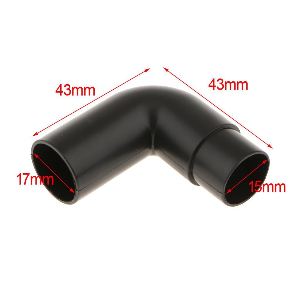 5PCS 1.25"/32mm Horsehair Bristle Dust Brush Elbow Connector Flat Nozzle