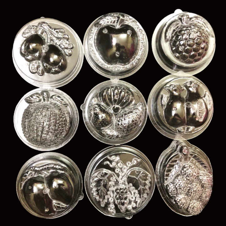 Bộ 10 khuôn rau câu sinh nhật – Loại 8 cm - Mã số 1261