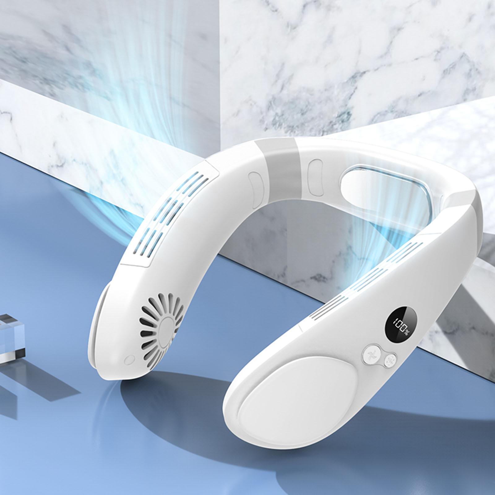 Portable , Bladeless Fan Leafless Wearable Operation Air Cooler Fan