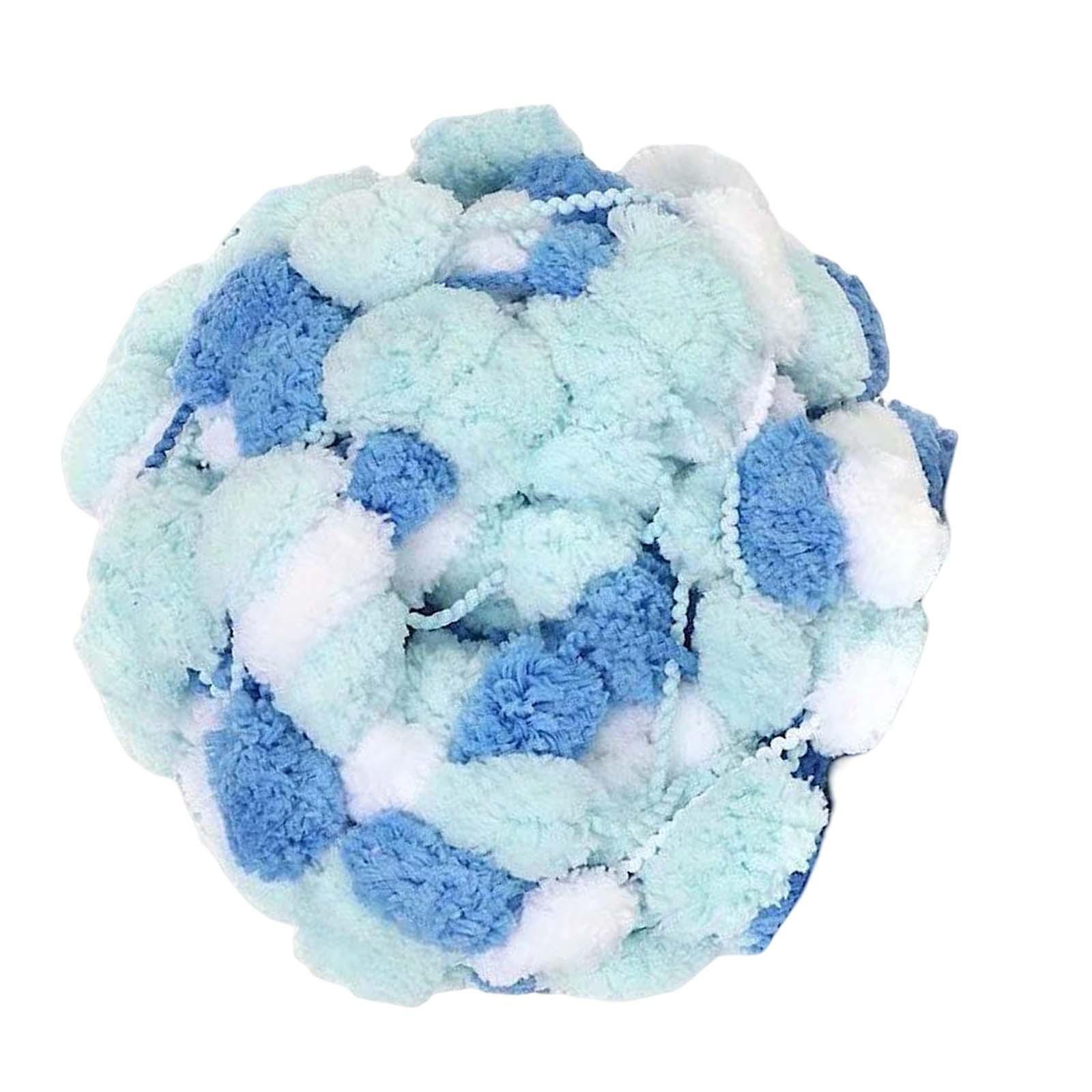 Pom Chunky Yarn Arm Knitting Pillow Blanket Rug Making Hand Knit Garland